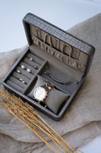 Load image into Gallery viewer, Gemma Metallics - Dark Silver Mini Jewelry Box
