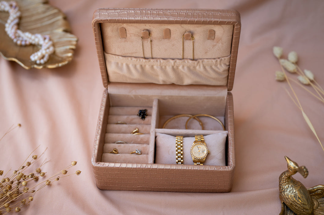 Gemma Metallics - Rose Gold Mini Jewelry Box