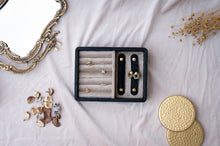 Load image into Gallery viewer, Esmeralda - Black Mini Earrings/Rings Tray
